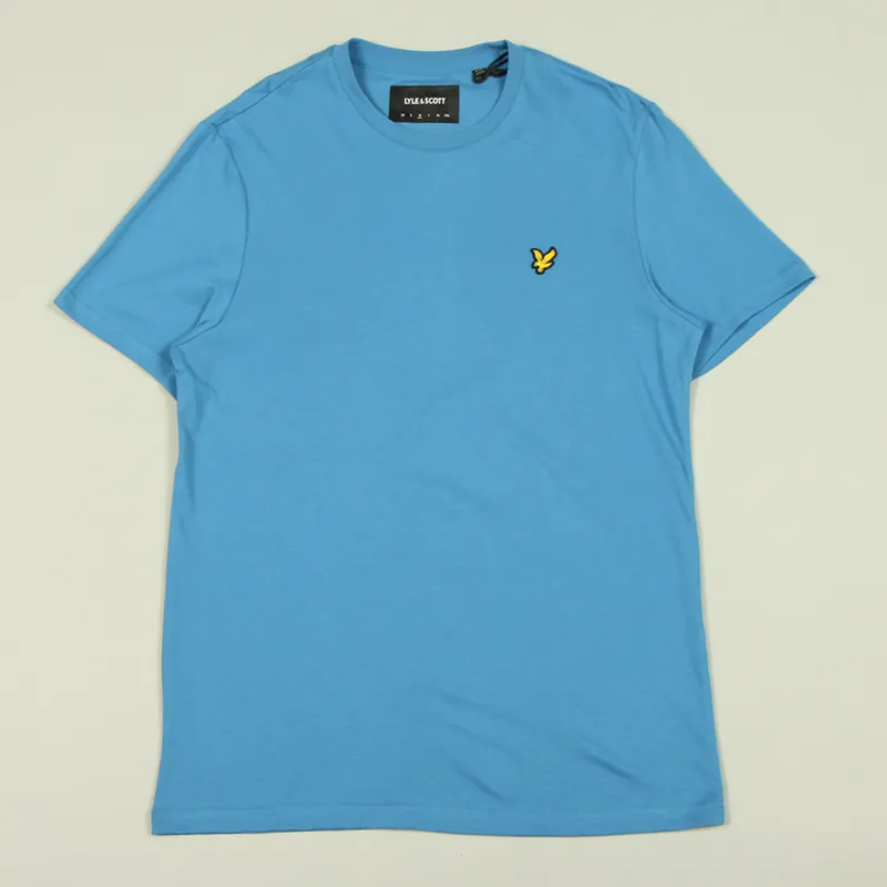 Lyle and Scott Plain T-Shirt - Yale Blue